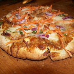 Satay Chicken Pizza